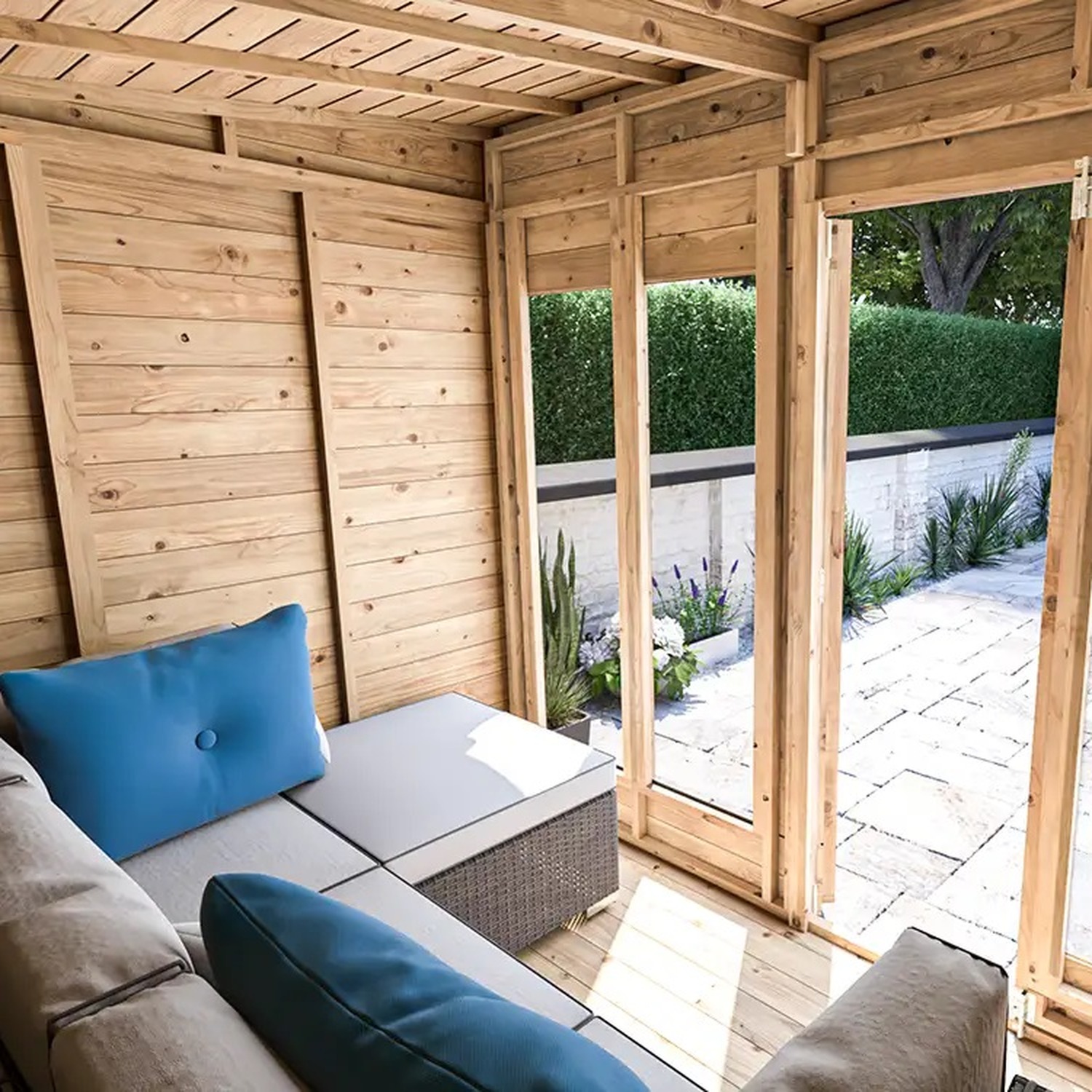 Dunster House Summerhouse - Brown 8x6ft