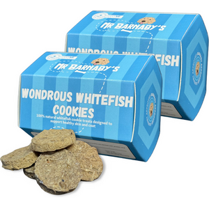 Mr Barnaby's Wondrous Whitefish Cookies Dog Treats