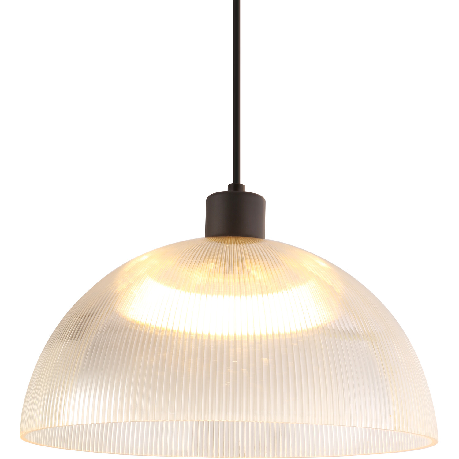 Ribbed Pendant Light - Champagne - Image 2