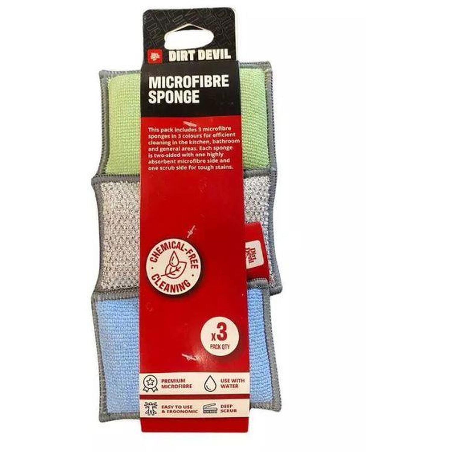 Image of Dirt Devil Microfibre Sponges - Green