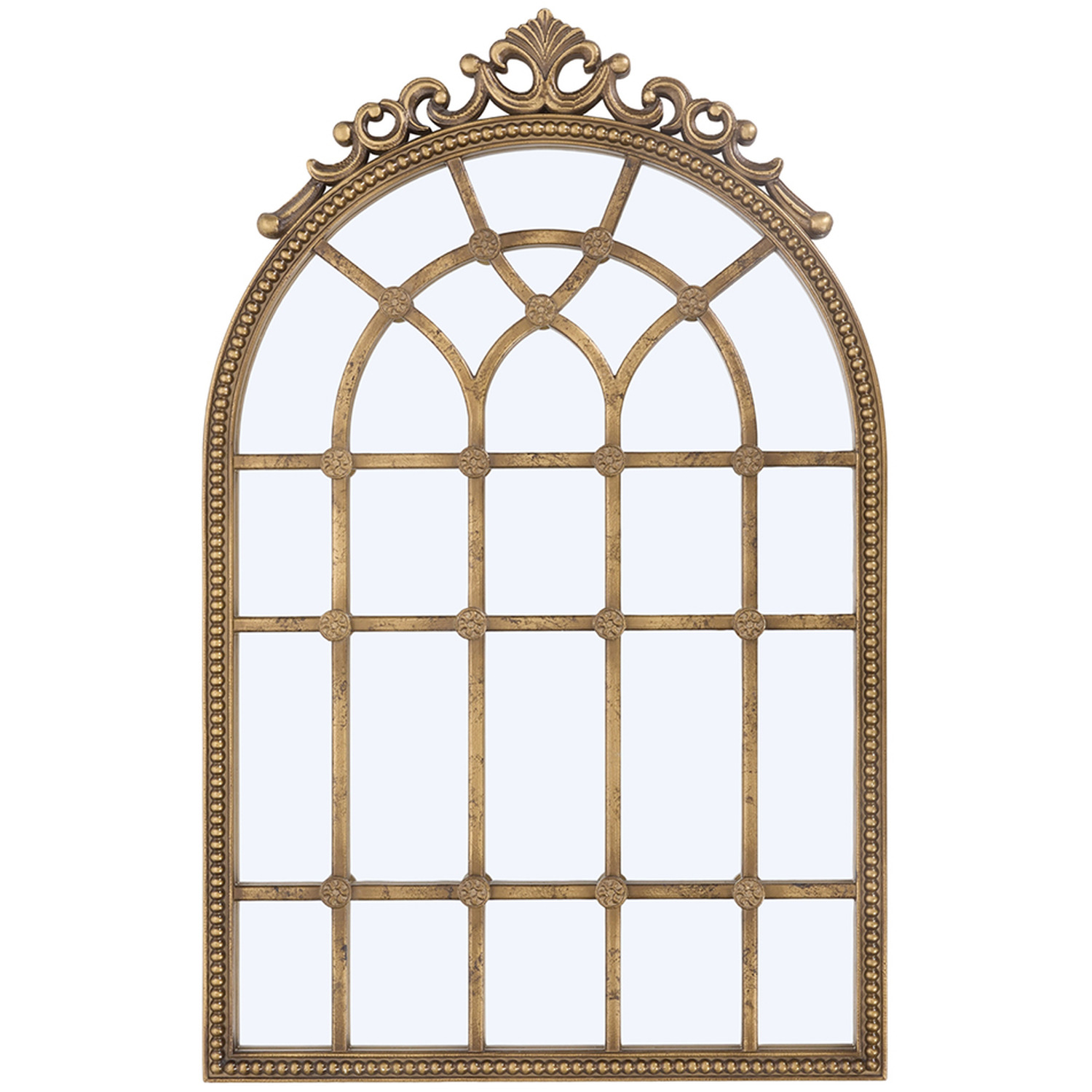 Image of Antique Framed Wall Mirror for Decor&hellip;