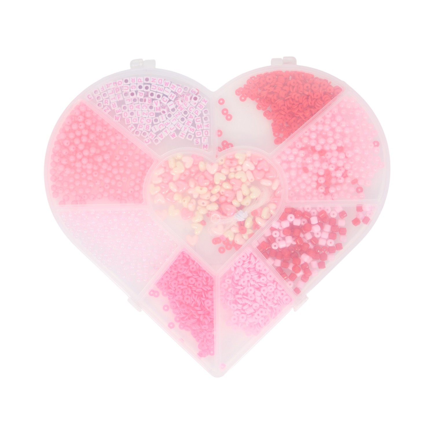 Art Studio Ultimate Heart Bead Kit - Pink
