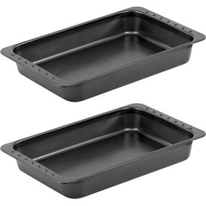 Large Non Stick Baking Tray and Deep Roasting Tin Set
