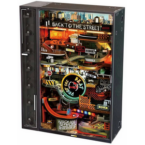 Hip-Hop Street, Futuristic 3D Puzzle Mechanical Marble Run For Men