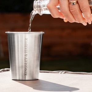 Kingsley and Harper Stainless Steel Tumblers Set of 4