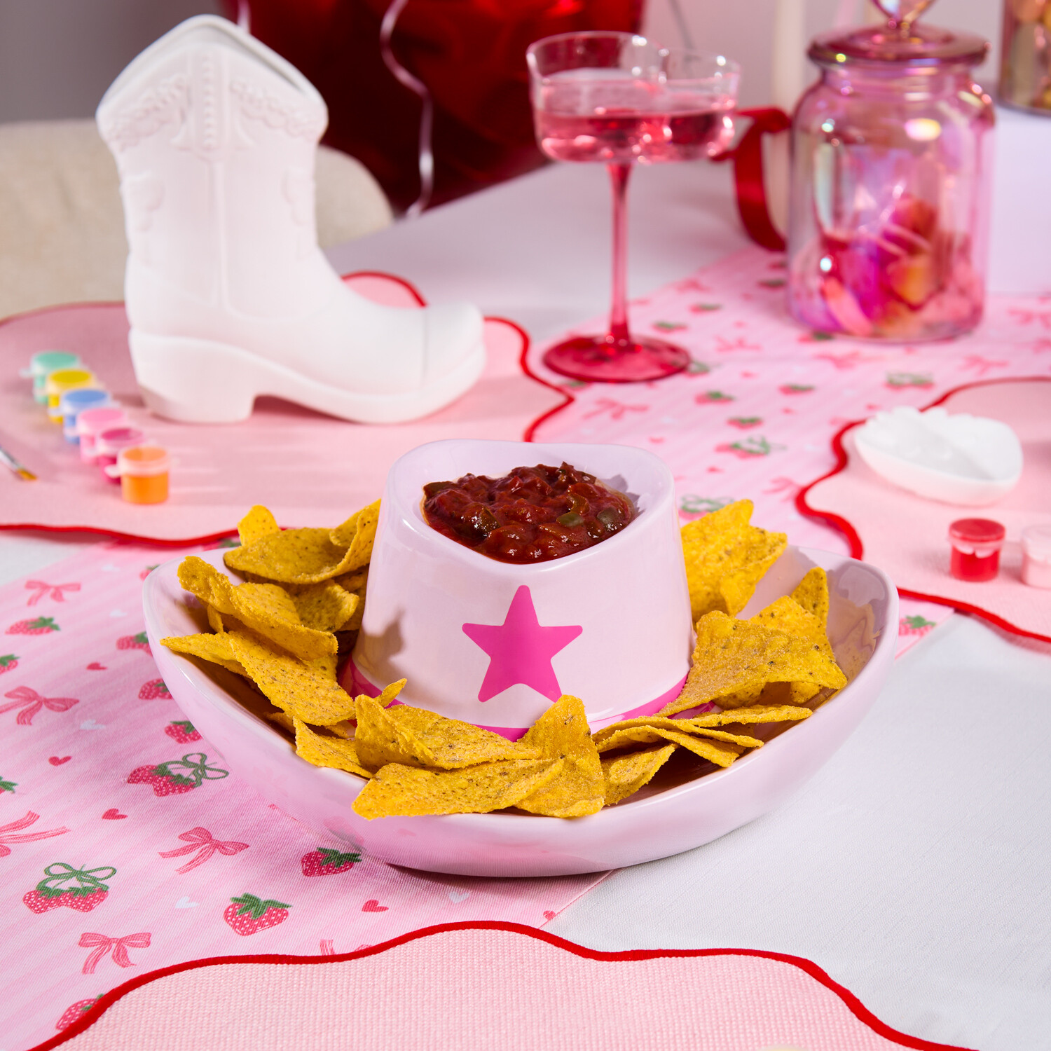 Image of Chip and Dip Plate - Light&hellip;