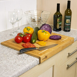 Homiu Bamboo Counter Edge Chopping Board