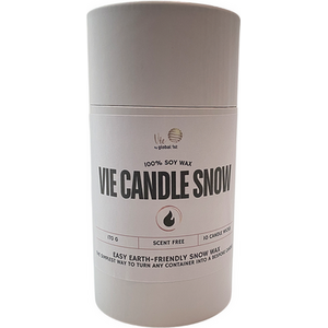 Refillable Pearled Candle Wax with 10 Wicks