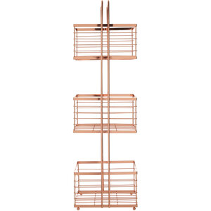 Linnea Rose Gold Rectangular Storage Caddy