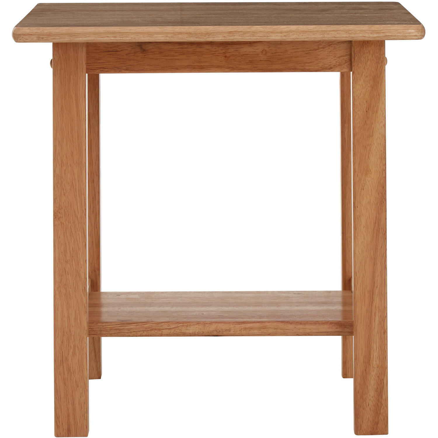 Selby Natural Square Side Table - Brown