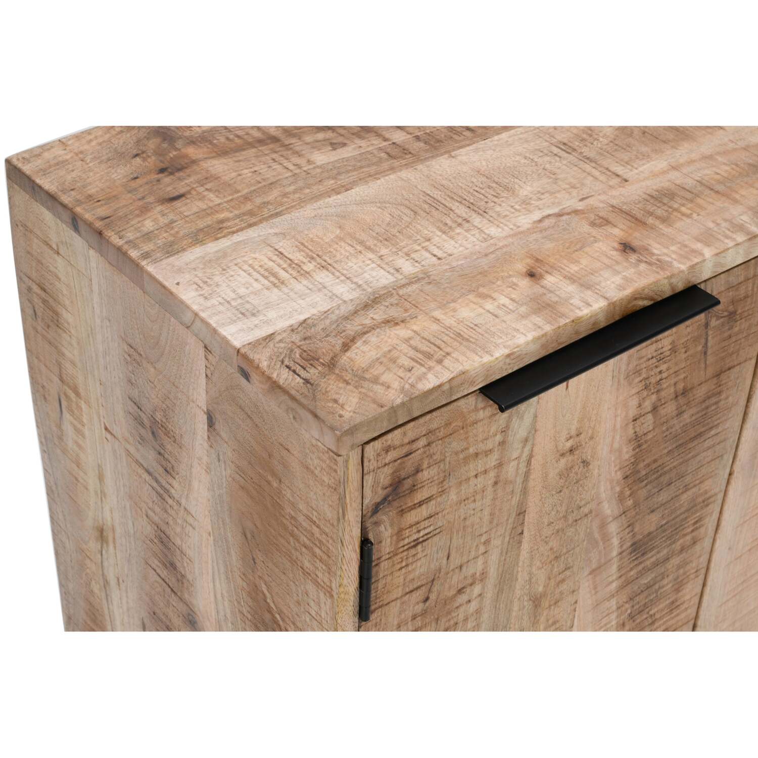 California Mango Wood Drinks Cabinet 2 Doors - Brown