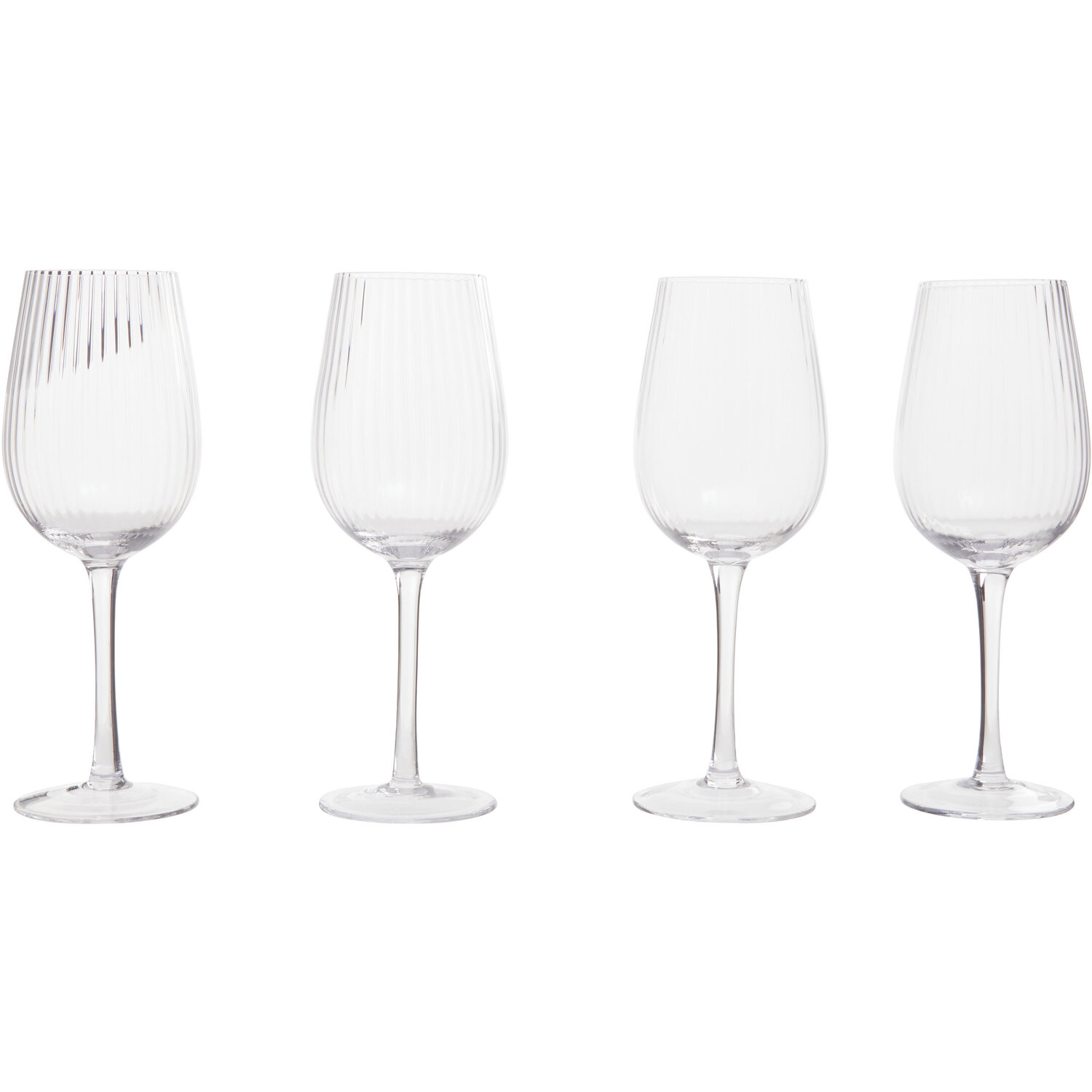 Lyle Set of Four Wine Glasses - Transparent