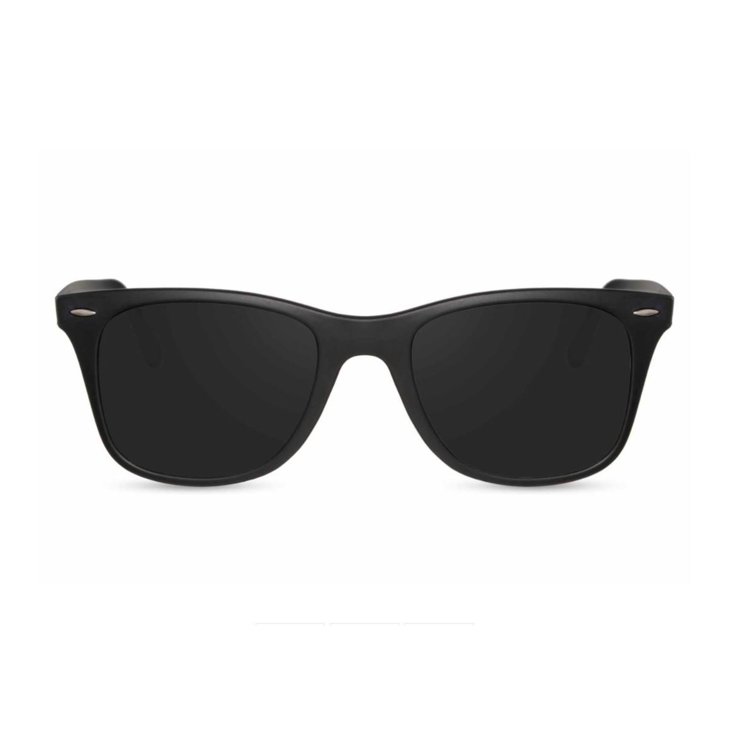 Classic Wayfarer Unisex Sunglasses - Matte Black
