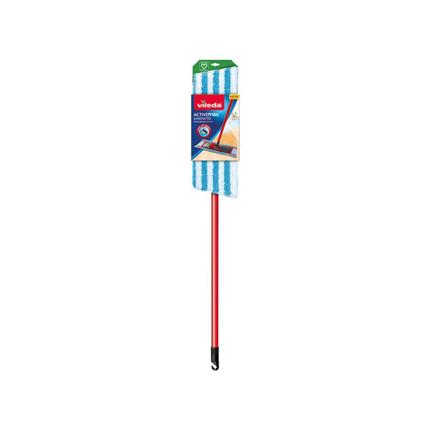 Image of Vileda ActiveMax Flat Mop - Red