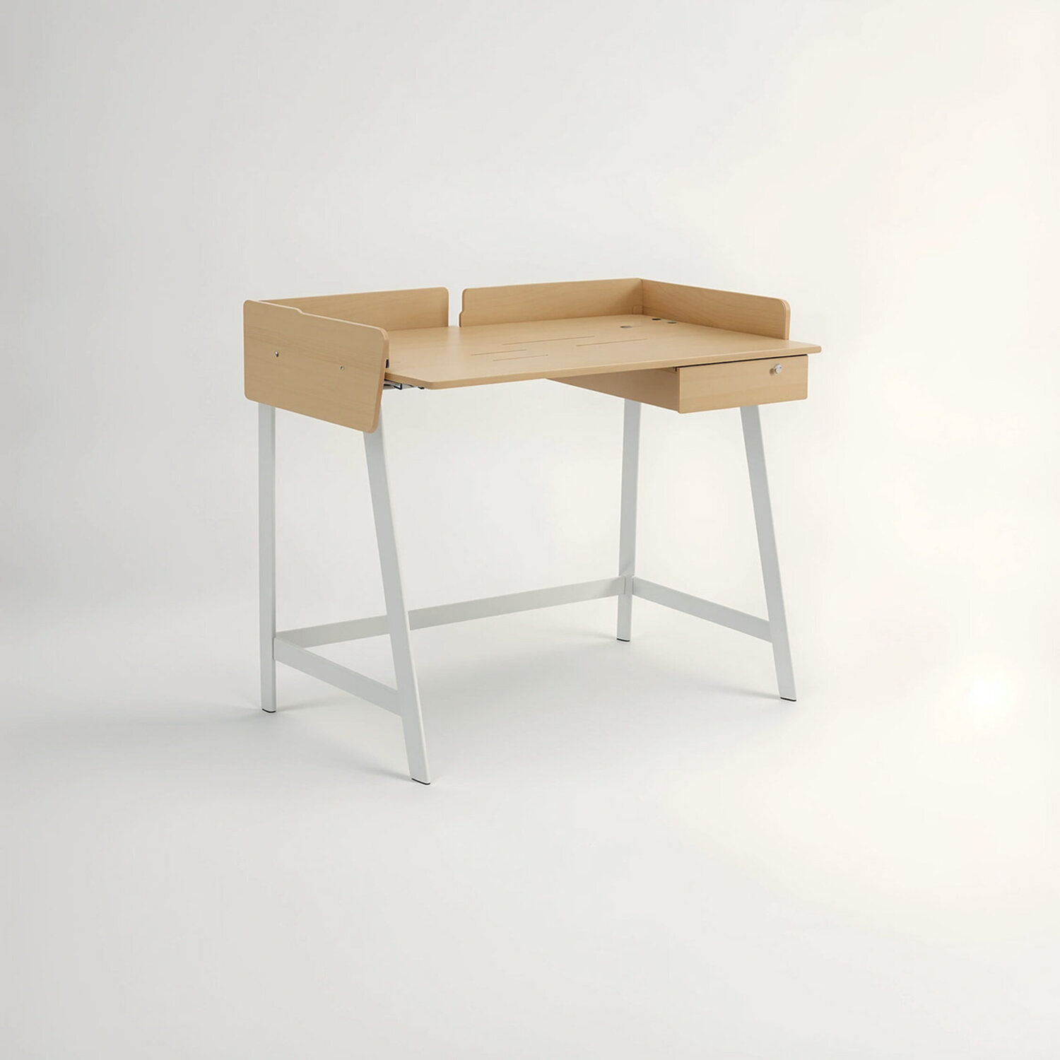 Bradbury Natural Oak One Drawer Desk - Natural