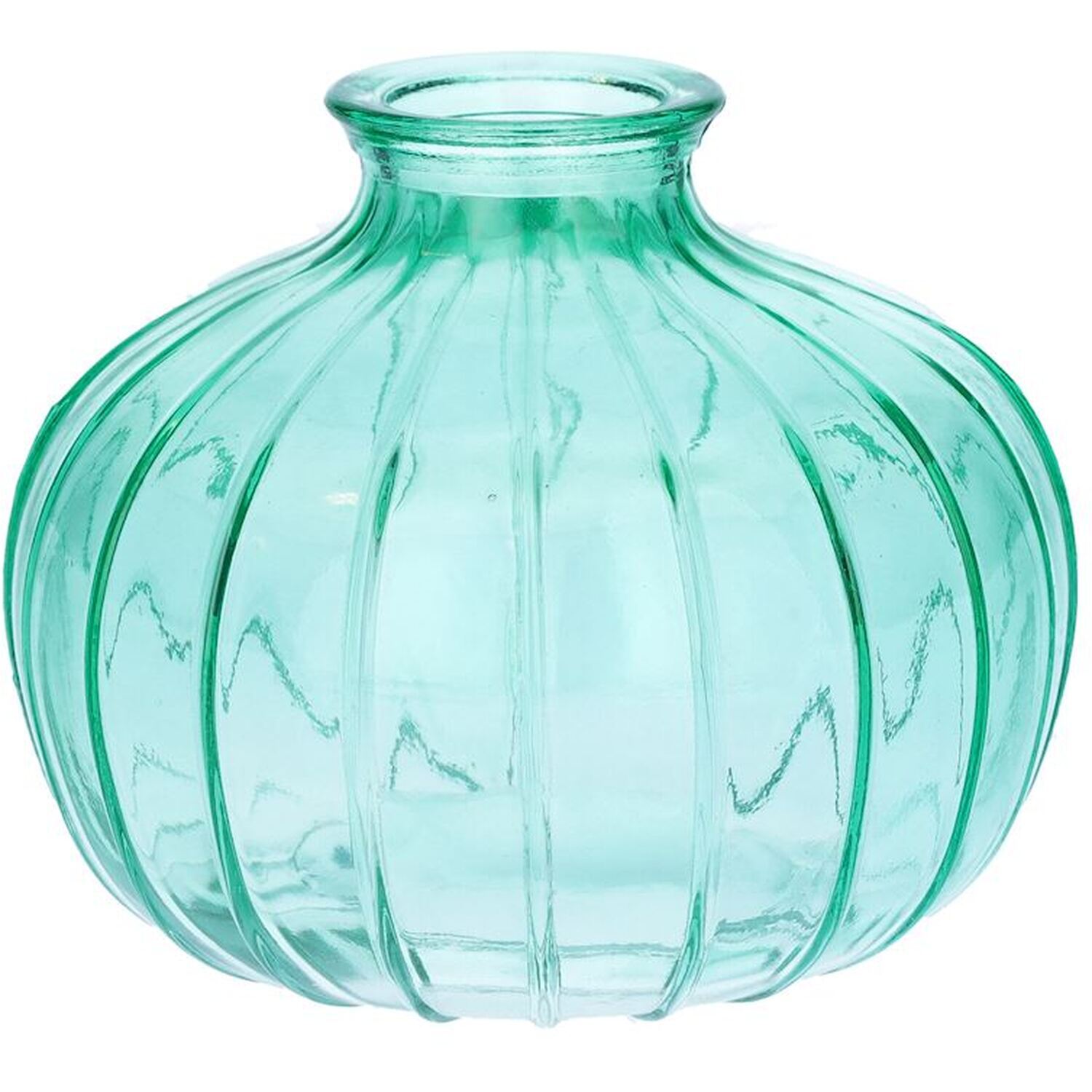 Round Carmen Bud Vase - Turquoise
