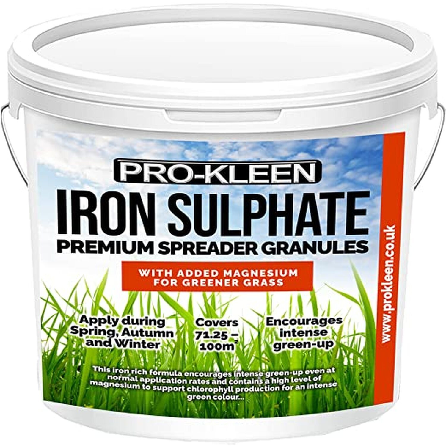 Iron Sulphate Spreader Granules - White / 2.5cm3