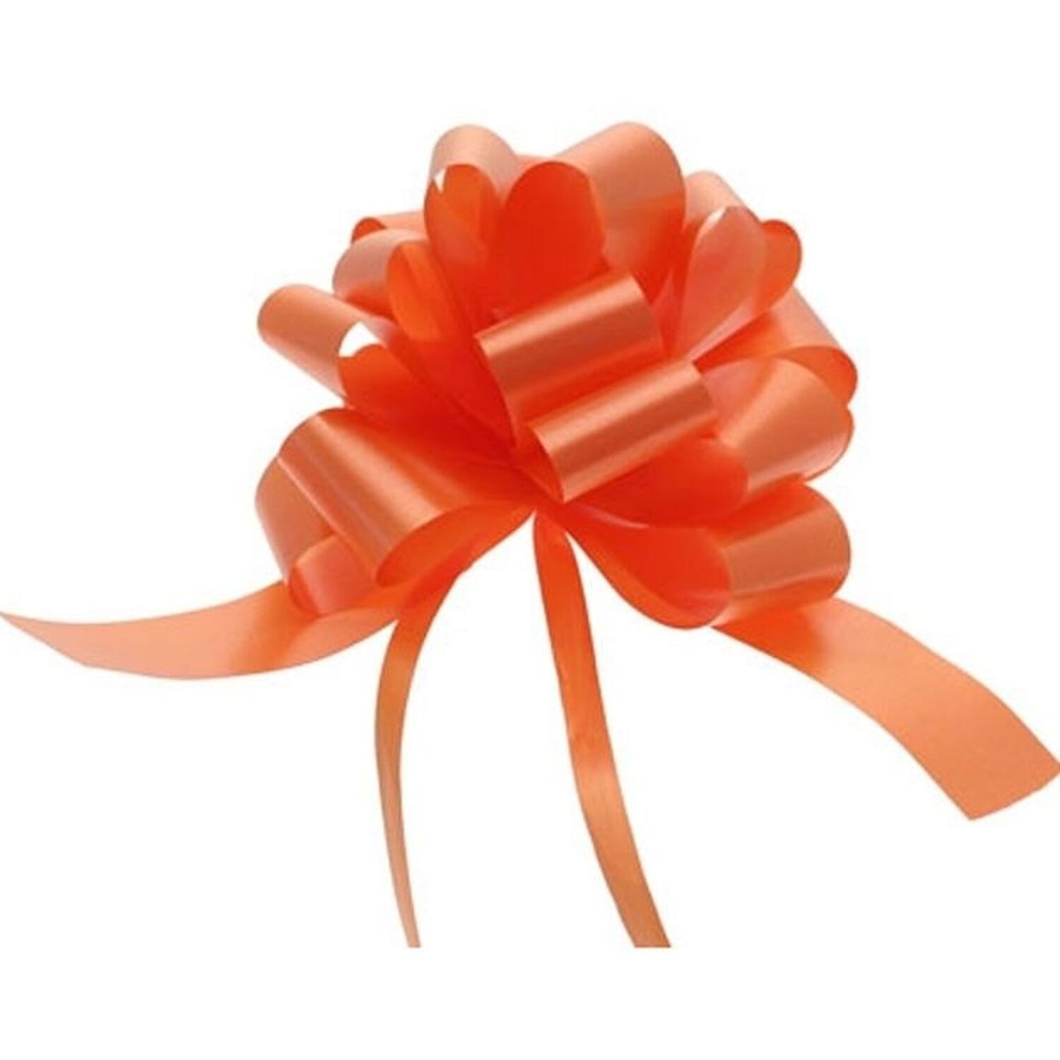 Pack of 30 Pull Bows Ribbon (31mm) - Orange