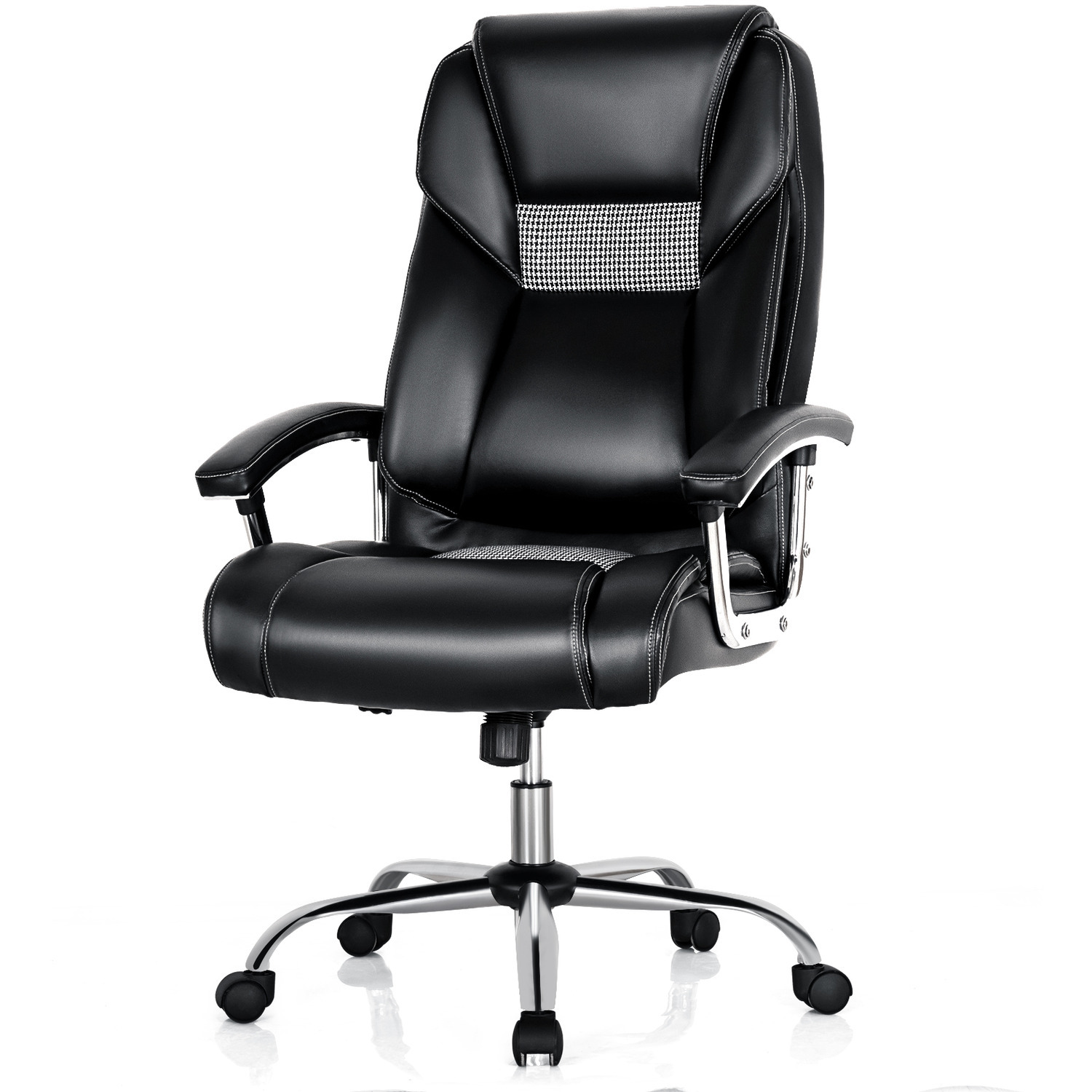 Rolling Computer Desk Chair - Black