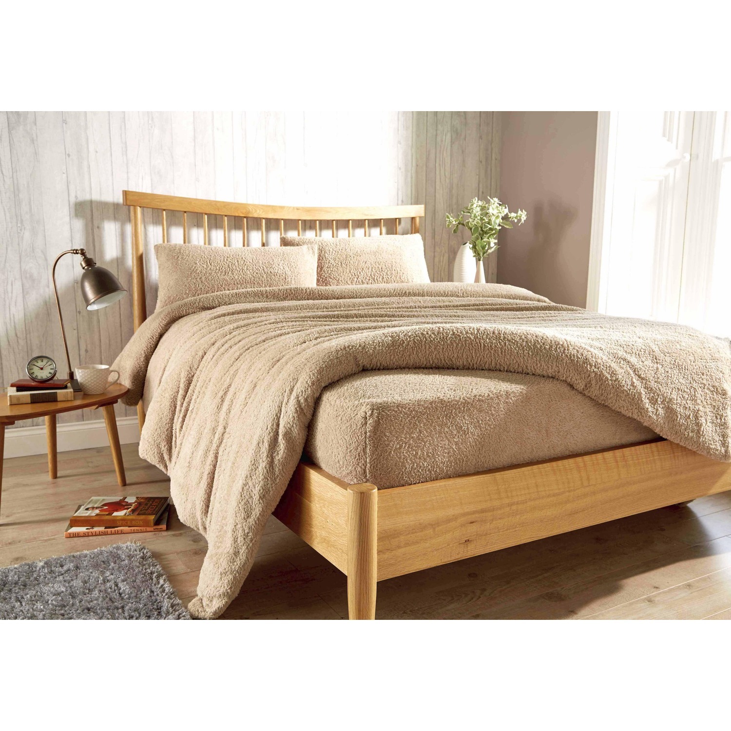 Original Teddy Fitted Sheet - Taupe / Single