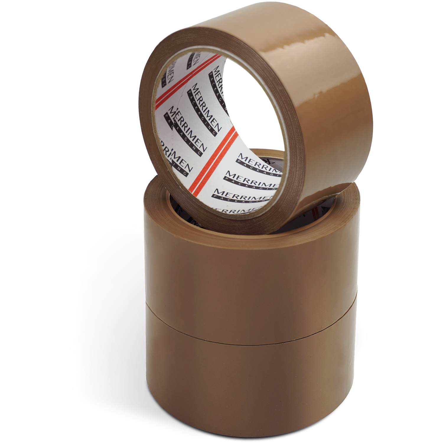 Merrimen Unisex Brown 3 Pack Strong Heavy Duty Roll Pack Packaging Tape, 48Mm X 66M In - Image 3