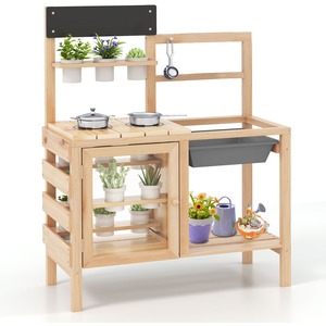 Outdoor Kids Pretend Mud Kitchen