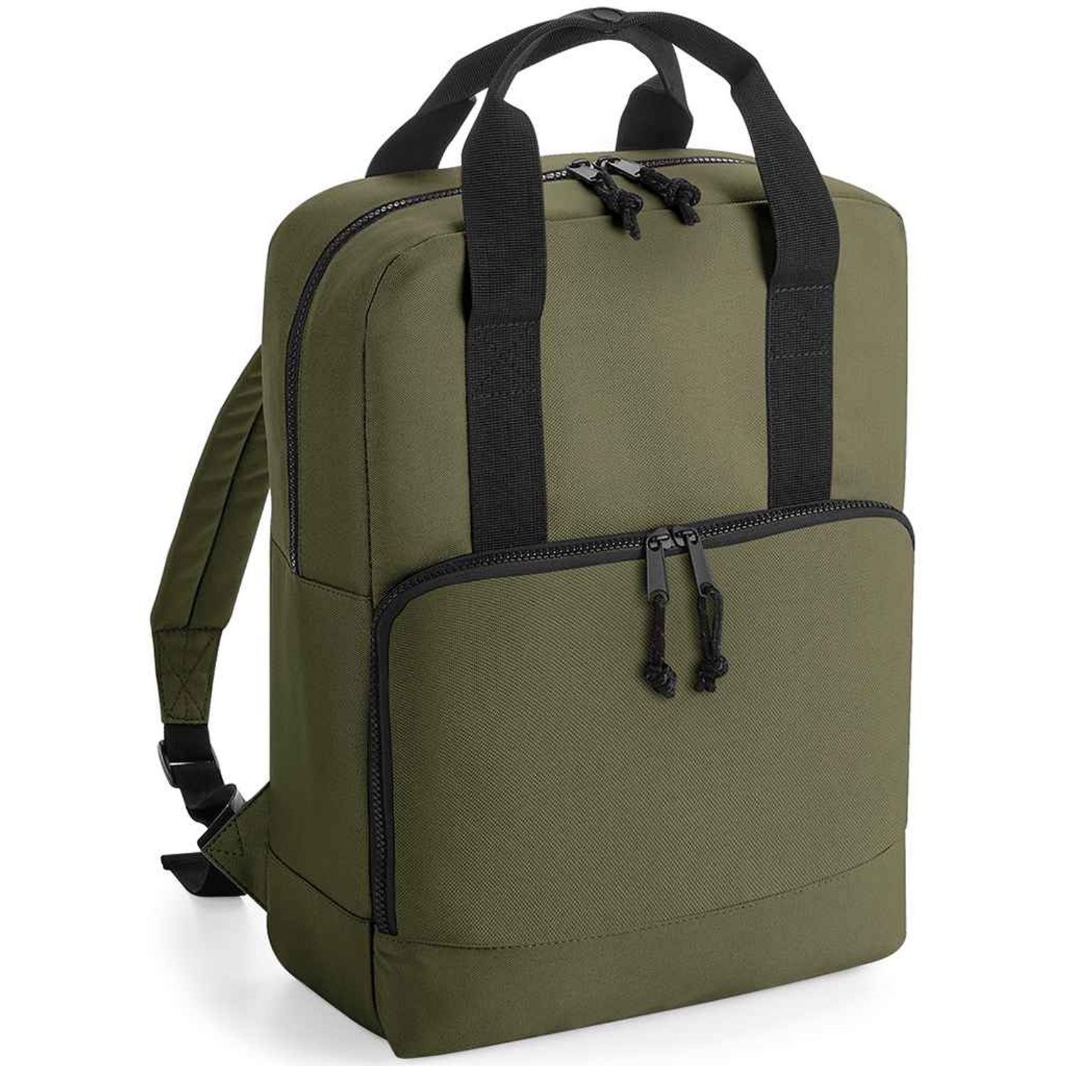 Bagbase (One Size, Military Green) Cooler Recycled Backpack - Image 2