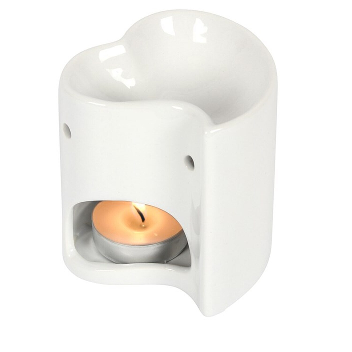 B&Q - White Heart Oil Burner For Relaxation - Image 4