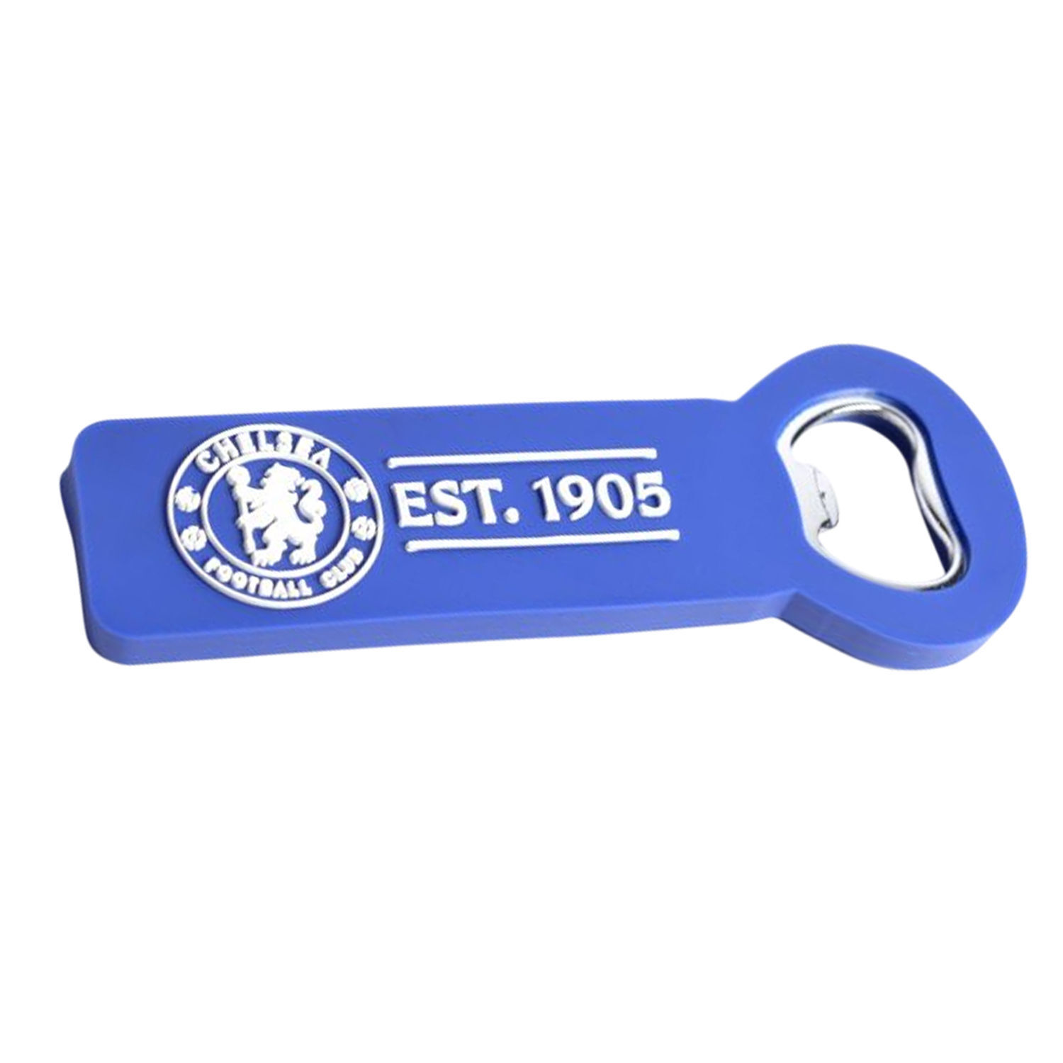 Chelsea Fc Established 1905 Crest Bottle Opener Fridge Magnet - Royal Blue