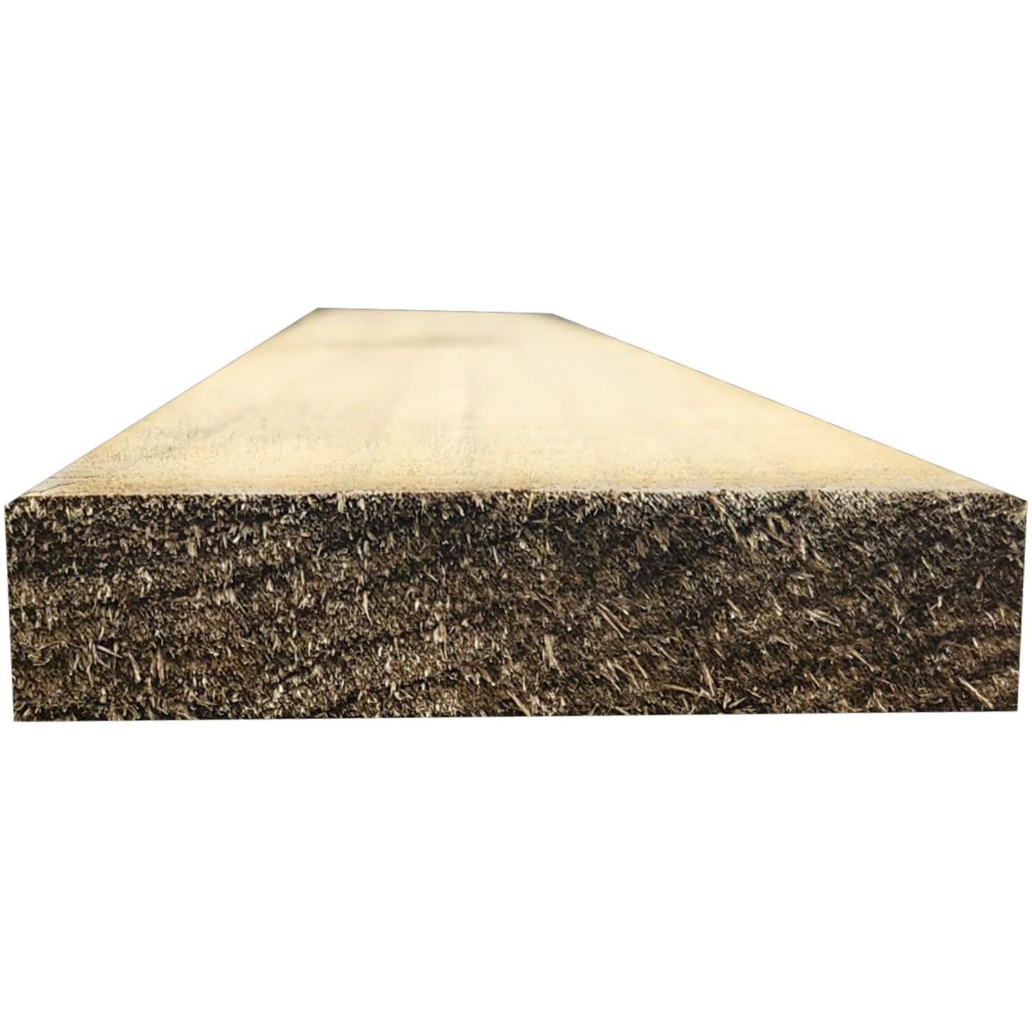 Snowdon Timber Treated 4X1" Fence Board (T) 22Mm (W) 100Mm (L) 1.8M - Pack Of 2 - Natural / 5Kg