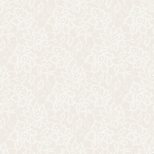 Chantilly Lace Wallpaper in Cream