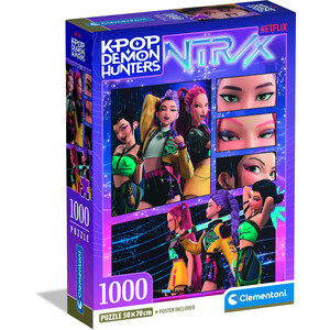K Pop Demon Hunters 1000 Piece Hunrtix Puzzle