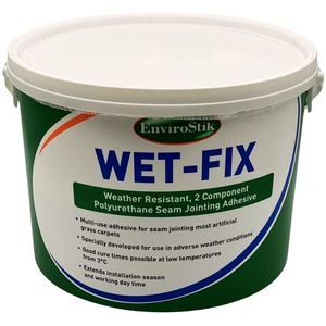 Wet Fix Artificial Grass Adhesive 5kg Tub with 0.5kg Hardener.