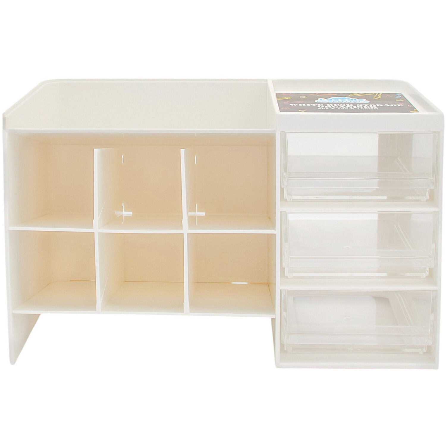 Desk Storage Organiser - White