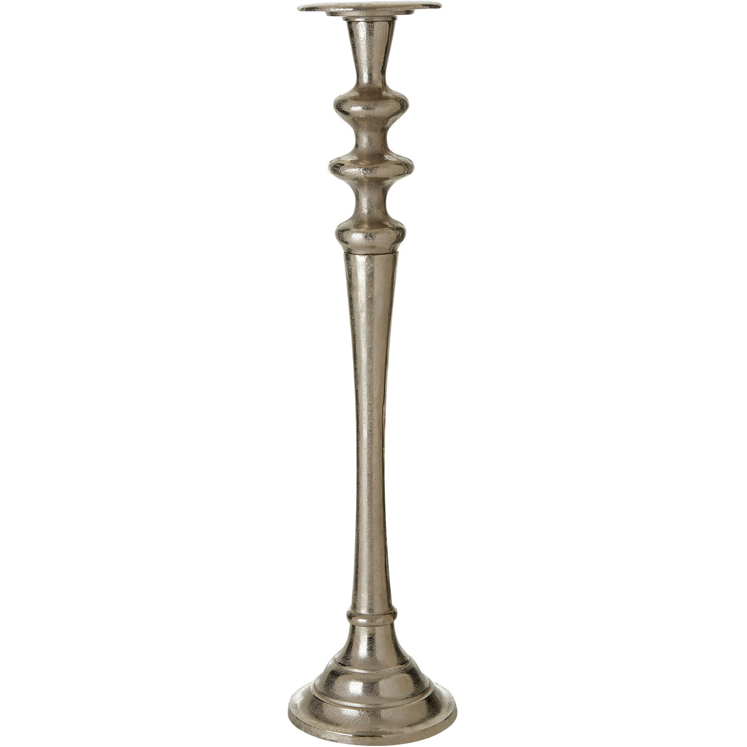 Orsina Hampstead Aluminium Candle Holder - Silver