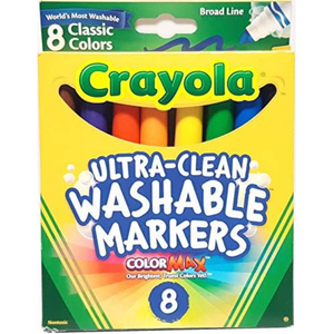 Crayola Washable Marker Set 8 Colours