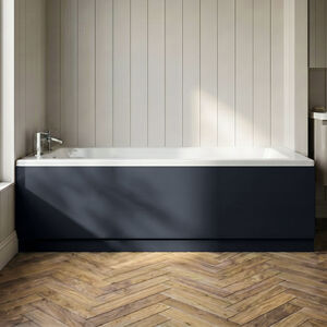 1800mm Bath MDF Front Panel and Plinth - Dark Grey