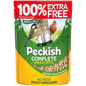 Peckish Complete Energy Bites 500g + 100% Extra Free
