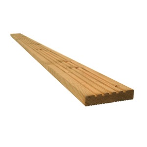 Snowdon Timber Dual Sided Treated Decking Board (T) 25mm (W) 120mm (L) 2.4m - Pack of 20