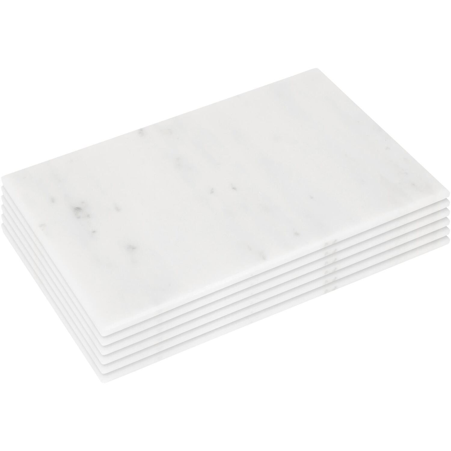 Image of 6x Rectangle Marble Placemats - 30cm&hellip;