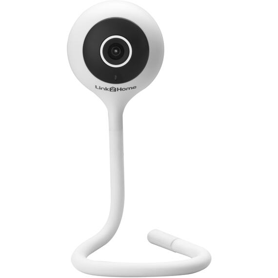 Link2Home Flexible Indoor Camera 1080p, 105° wide-angle, night vision, two-way audio