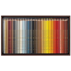 Supracolor II 80 Water Soluble Colour Pencils - Professional Artist Set in Wooden Box