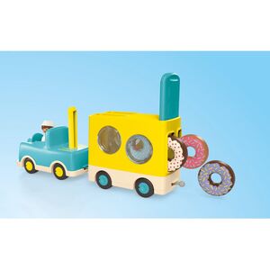 Playmobil Crazy Donut Truck with Stacking and Sorting Feature