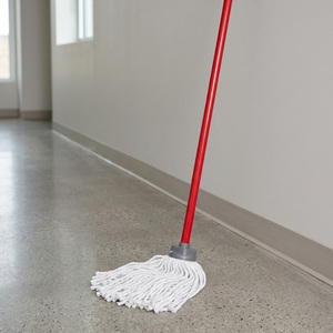 2 x Cotton Floor Mops Super Absorbent Cotton Mop Head With Handle