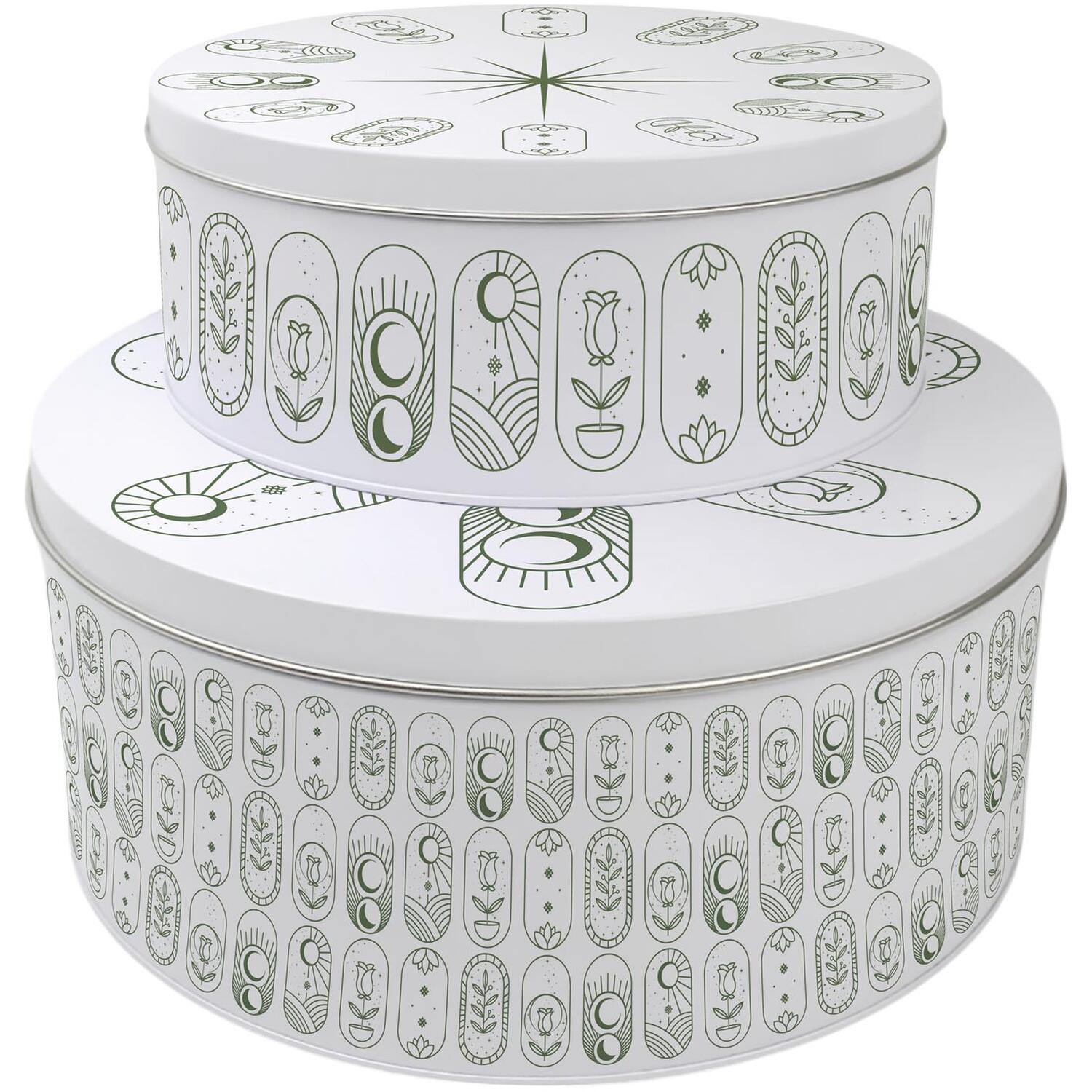 Image of Boho Minimalist Cake Tin Set -&hellip;