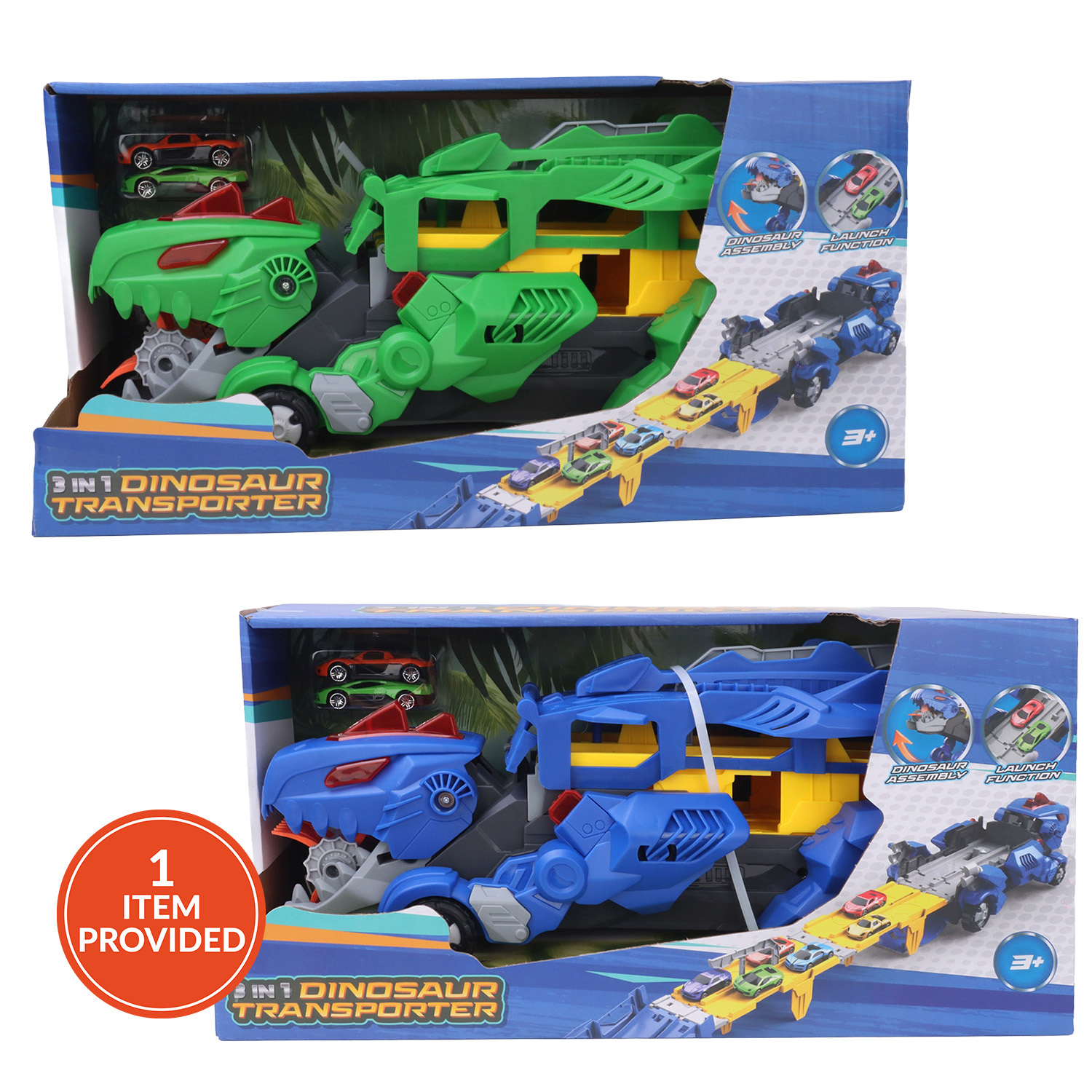 3-in-1 Dino Transporter Toy