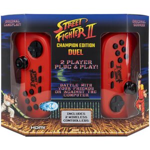 Street Fighter II Duel Plug & Play TV Game with Wireless Controllers