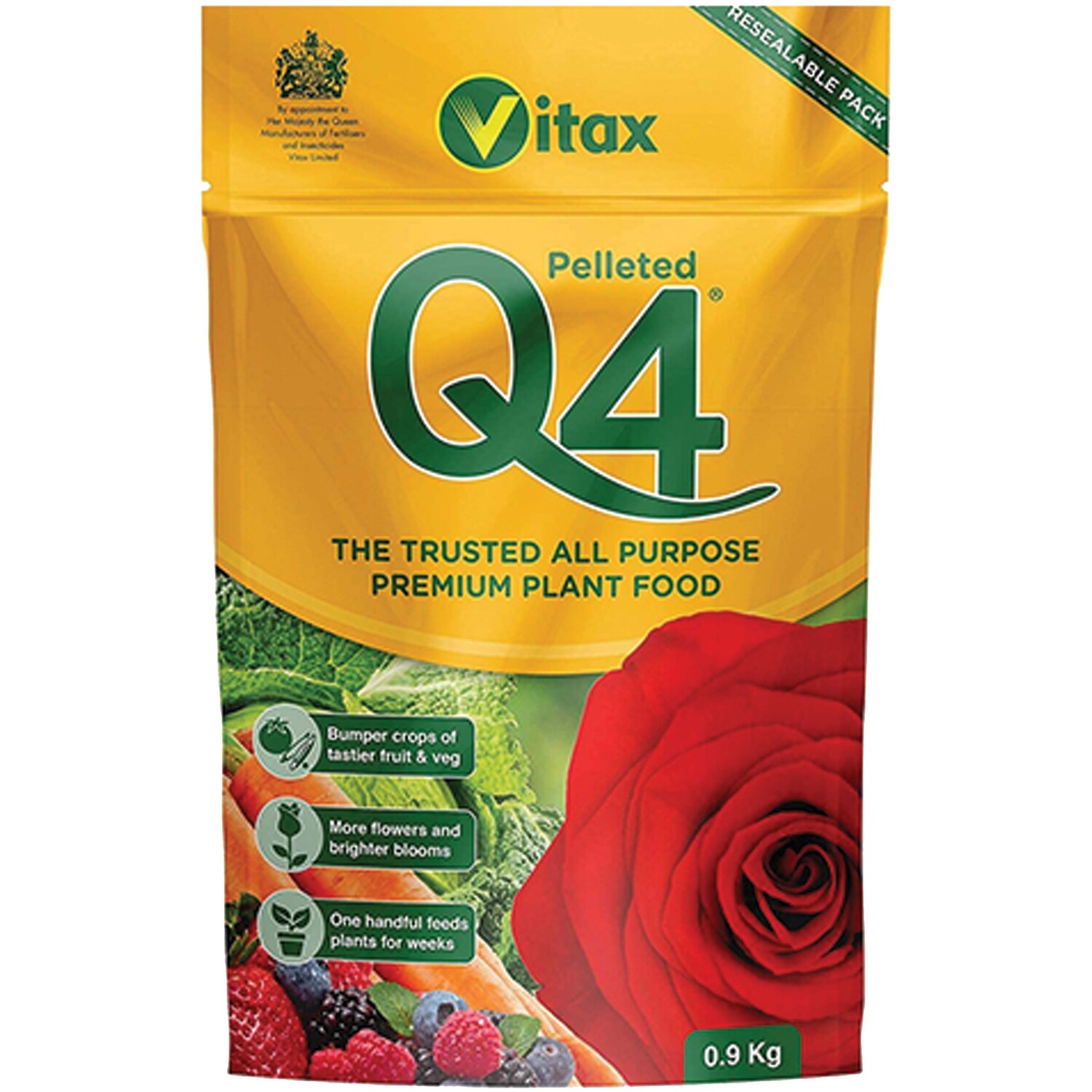 Vitax Q4 Multipurpose Pelleted Fertiliser - Natural