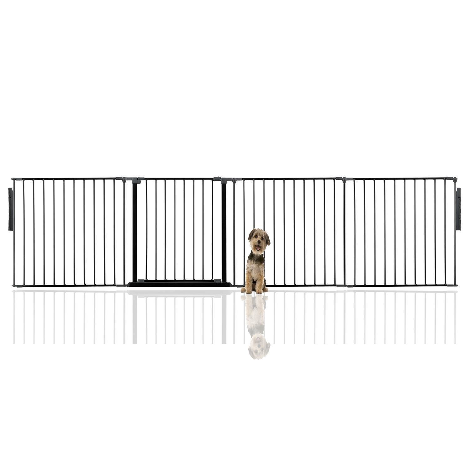 Bettacare Extra Tall Multi Panel Dog Barrier, Up To 200Cm, Black, 105Cm High - Black / 70.0Cm / 298.0Cm - Image 1