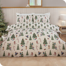 christmas bedding santa